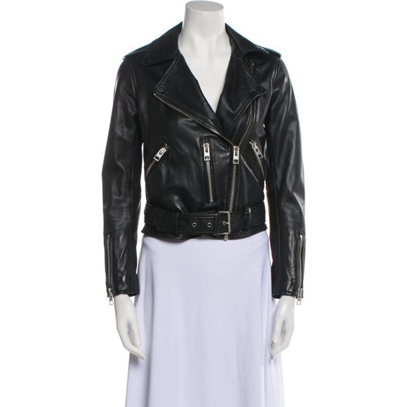 All Saints Jackets & Blazers - AllSaints Leather Biker Jacket Black Size 2